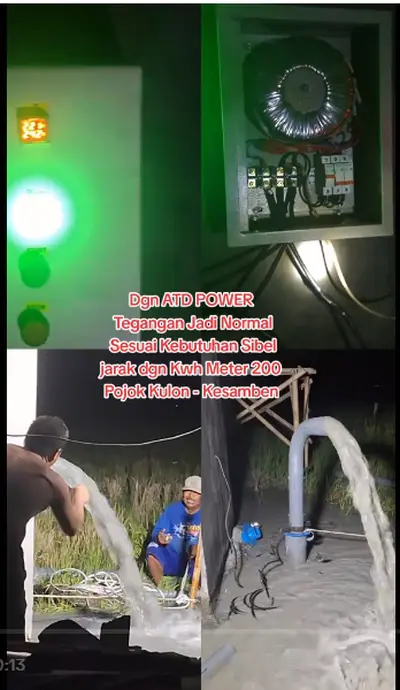 Tegangan Drop 150V Normal